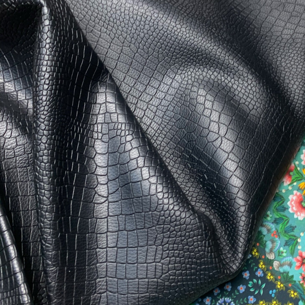 2x Zwart bewerkt reptiel 5: 95x50