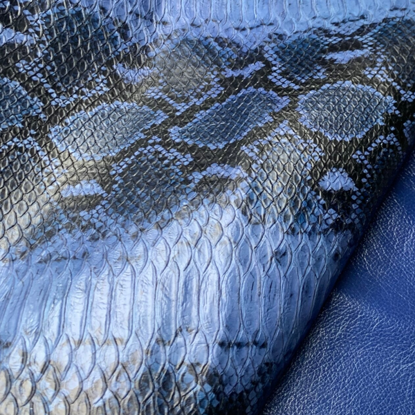 2x Snake zwart blauw 2: 85-90x45-65