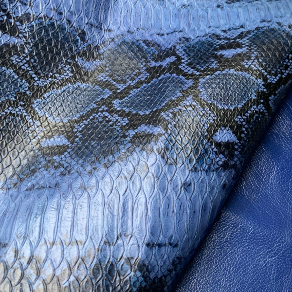 2x Snake zwart blauw 1: 65-80x50-90