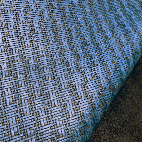 Blauw zwart gevlochten 5: 105x65