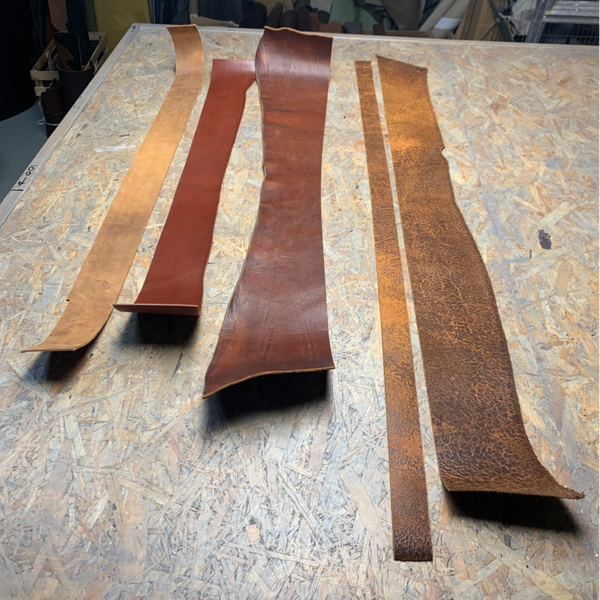 Stroken bruin/cognac