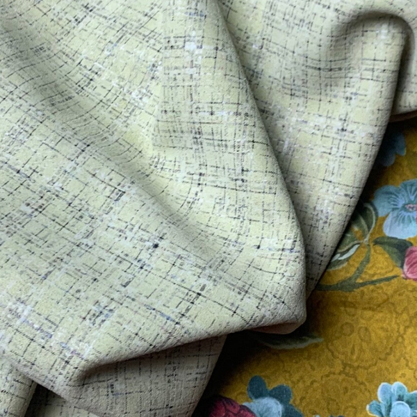 + Gele retro ruit 3: 60-75x60