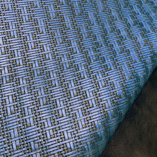 Blauw zwart gevlochten 4: 95x65-95