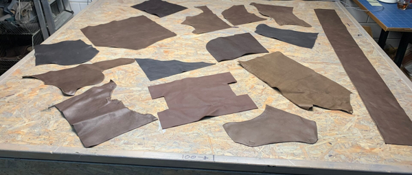 Pakket bruine lapjes