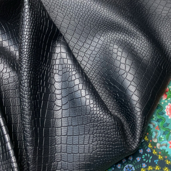 2x Zwart bewerkt reptiel 4: 75-90x55