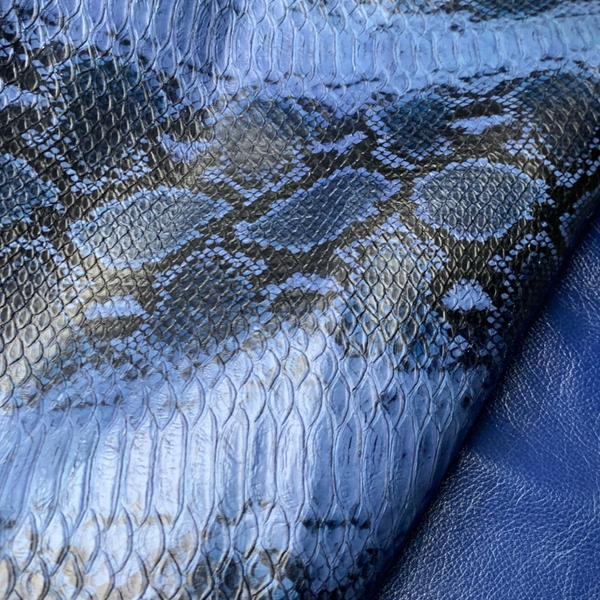 2x Snake zwart blauw 5: 65-86x40-65