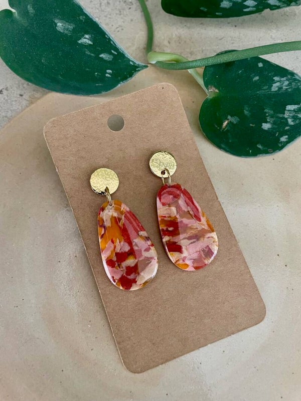 Drop Mixed Color Earrings