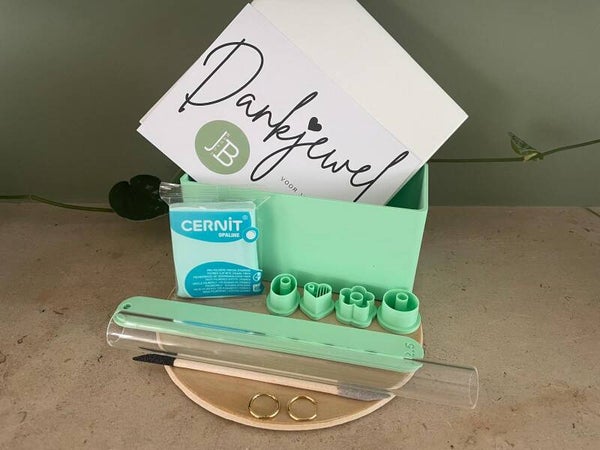 Mini Starterspakket mint – Maak je eigen oorbellen