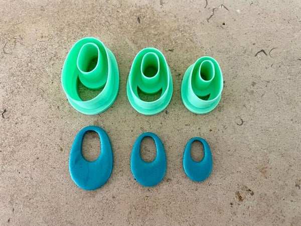 Cutter Ovaal Trio 2, 2,5, 3 cm