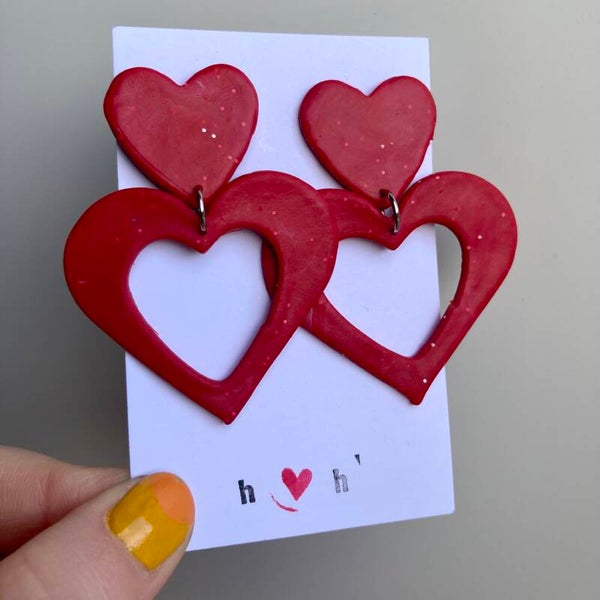 Big Heart Earrings