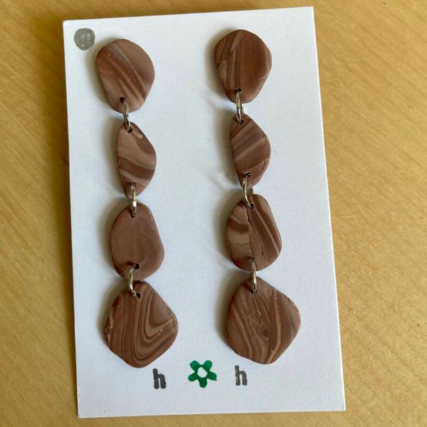 Pebble Drop Earrings