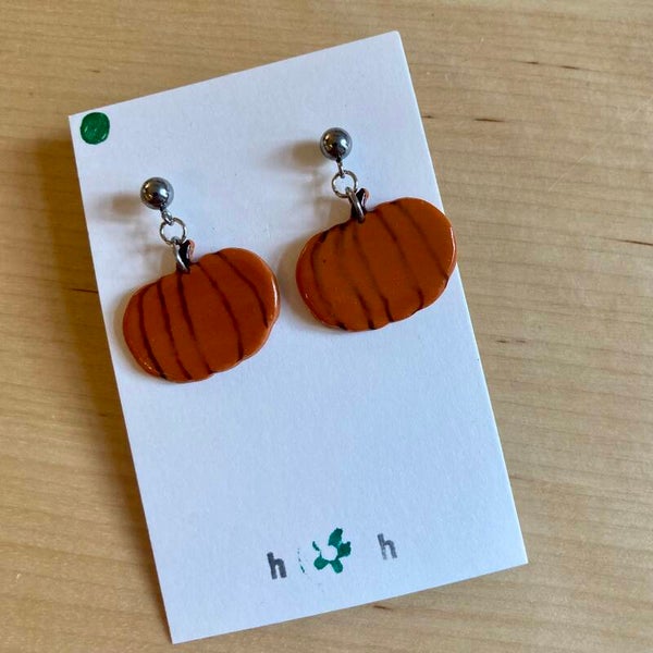 Halloween Pumpkin Earrings
