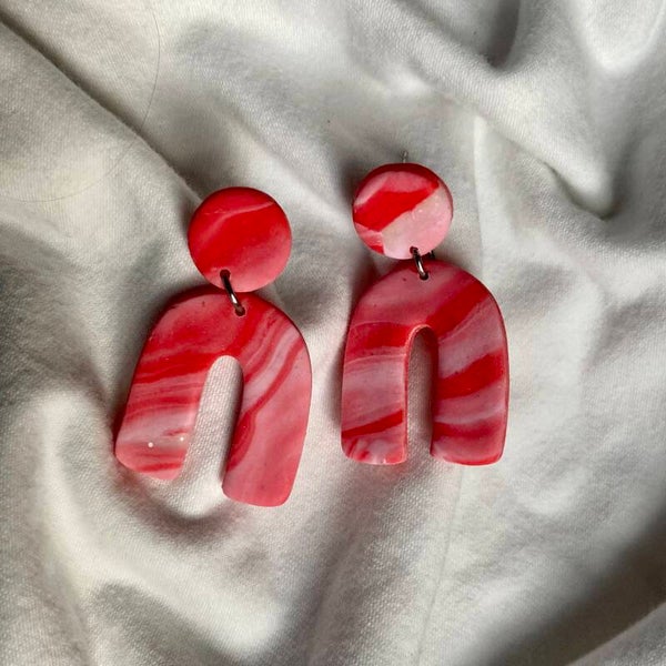 Valentine's Pink Marble Arches