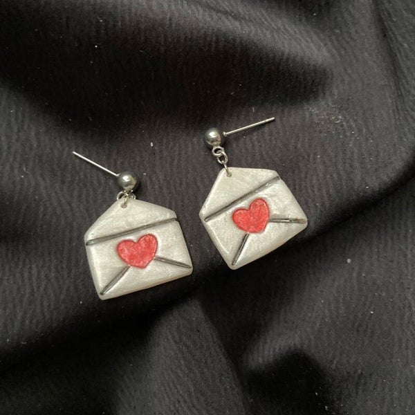 Love Letter Stud Earrings