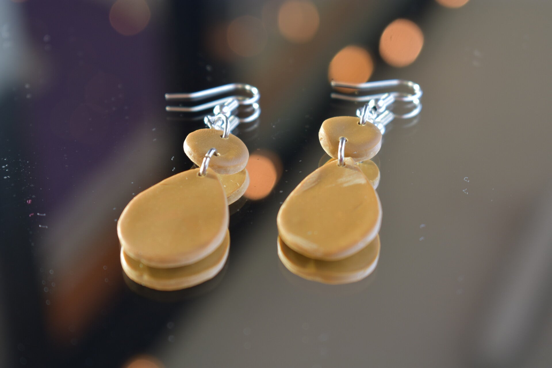 Caramel Dangle Earrings