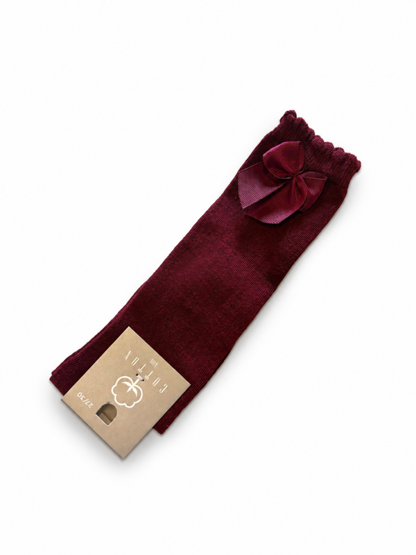 Liz socks - bordeaux