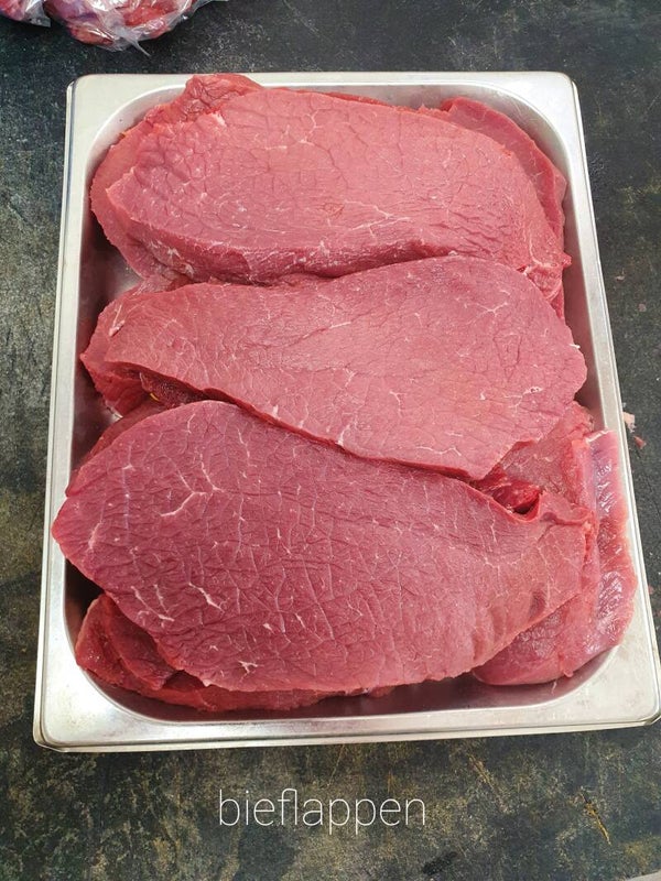 Magere Runderlappen per 500 gr.