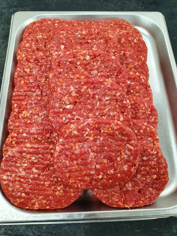 Runderhamburger per stuk