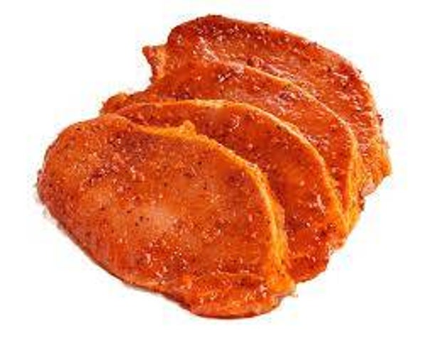 Vark. filetlapjes gekruid per 500 gr.