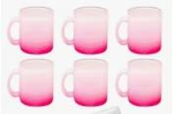 Tasse givrée dégradée