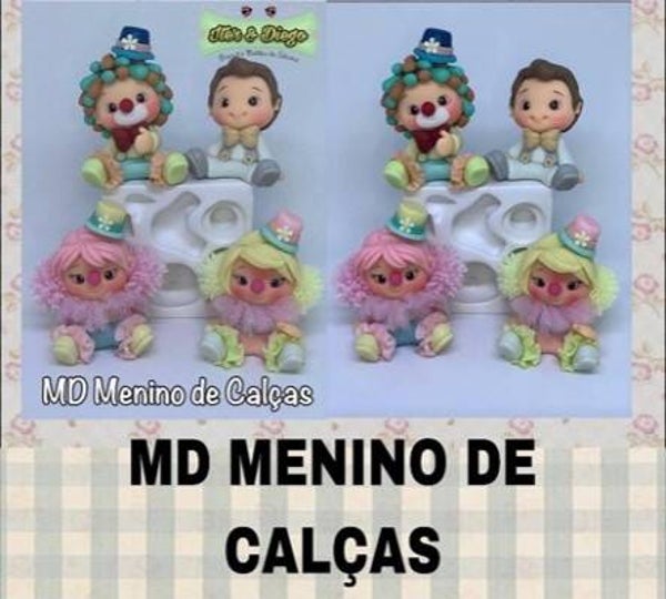 Moule en silicone Iter & Diego petit clown