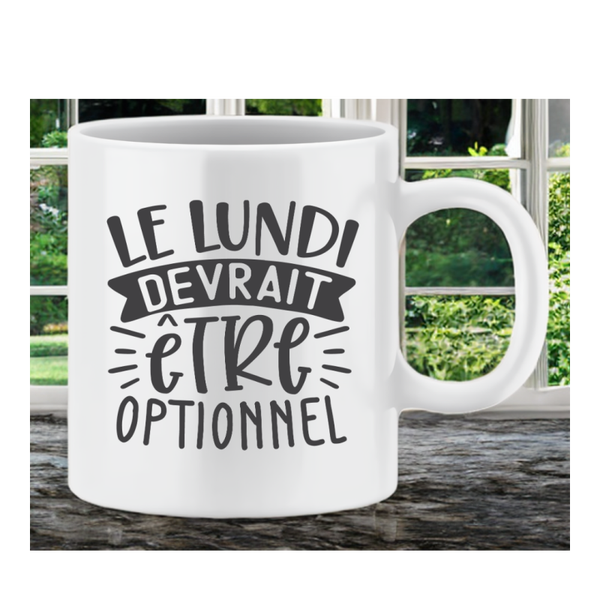 Tasse 11 oz , collection Dhyana le lundi