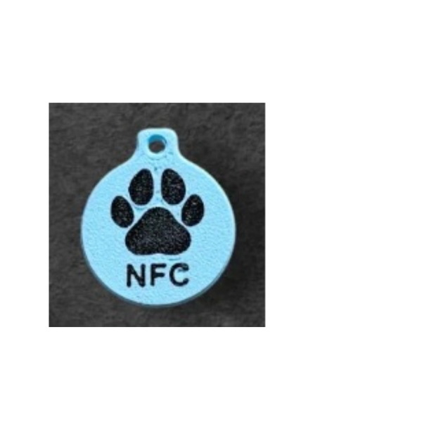 Médaille pour Chat avec Puce NFC intégrée (Impression 3D Personnalisée)