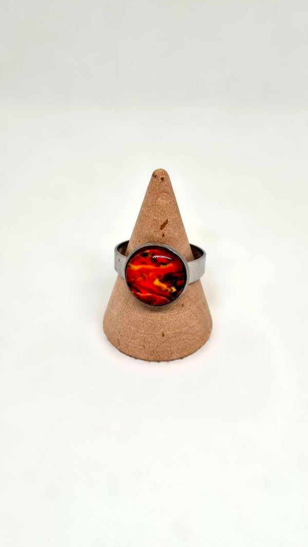 zilverkleurige ring galaxy