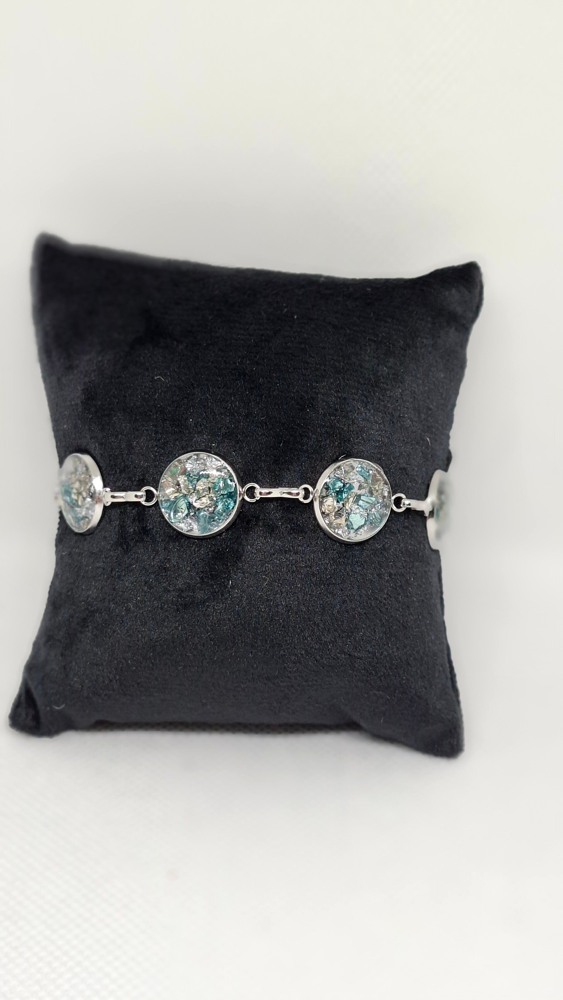 Armband schakels zilverkleurig