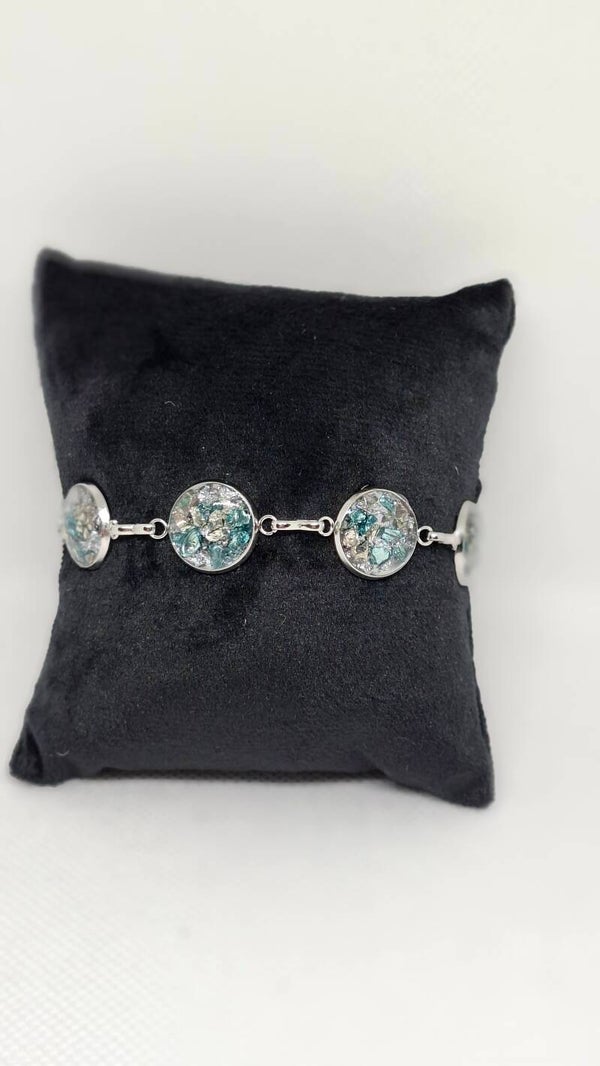 Armband schakels zilverkleurig