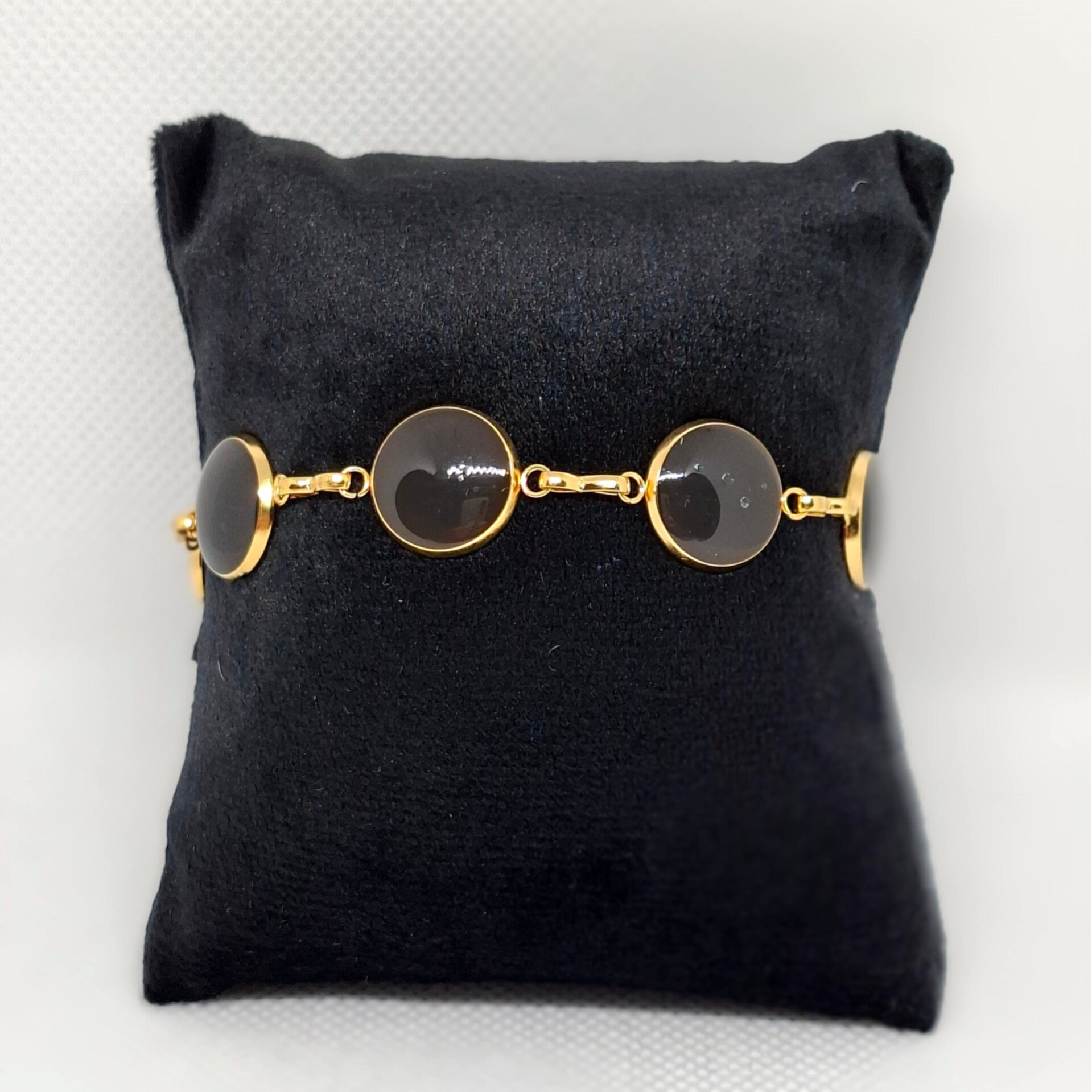 Schakelarmband goudkleurig