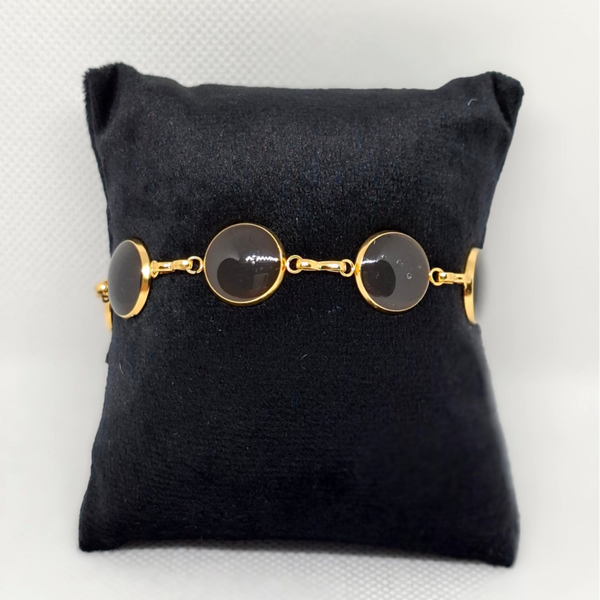 Schakelarmband goudkleurig