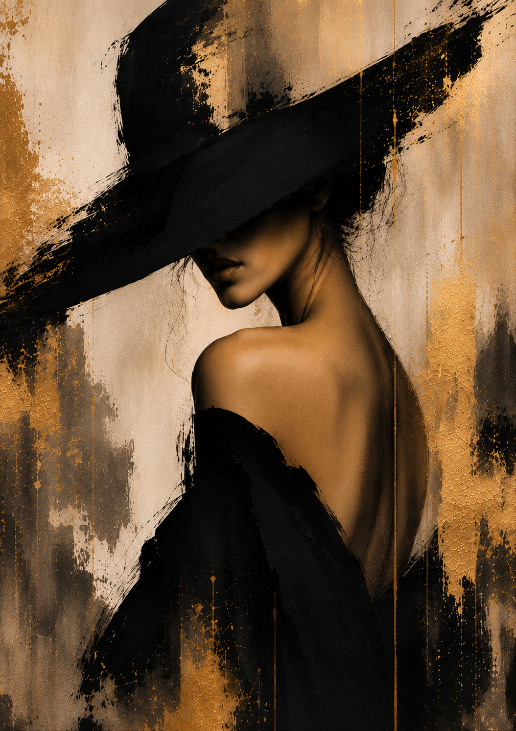 No.130.Velvet Atelier – Fashion Inspired Minimal Art Canvas