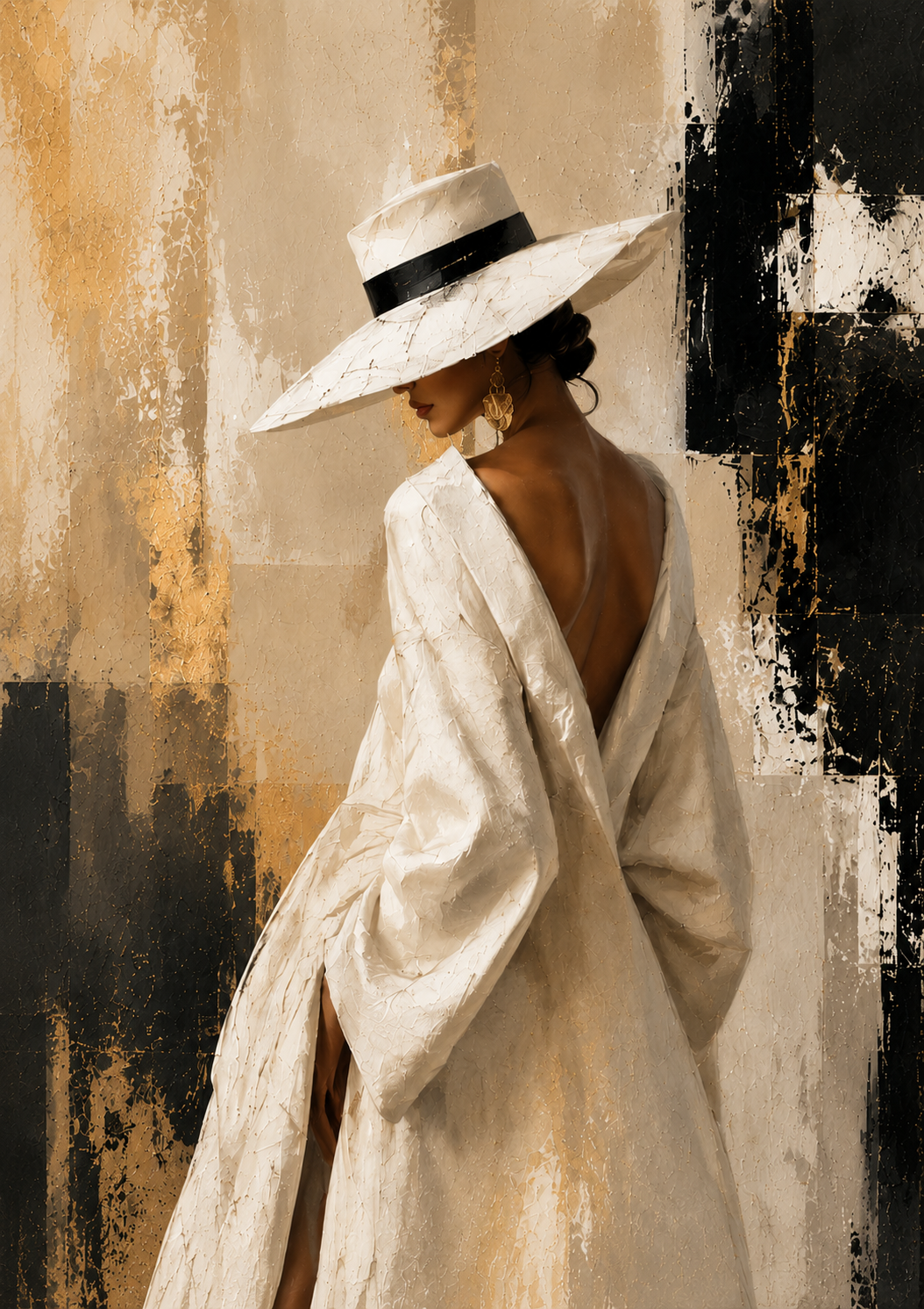 No.133.L’Incognito – Luxe Editorial Fashion Kunstprint