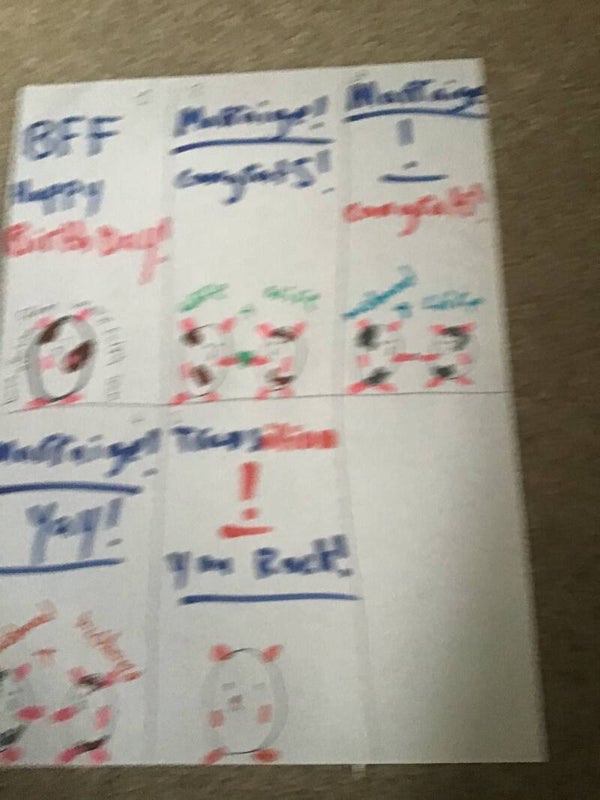Celebration card choices 