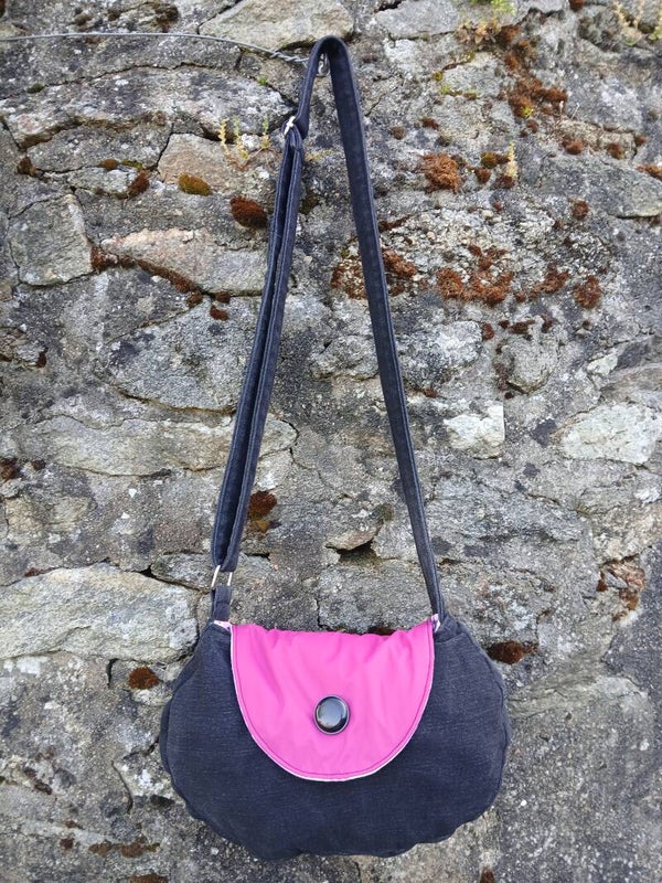 Sac rose et noir