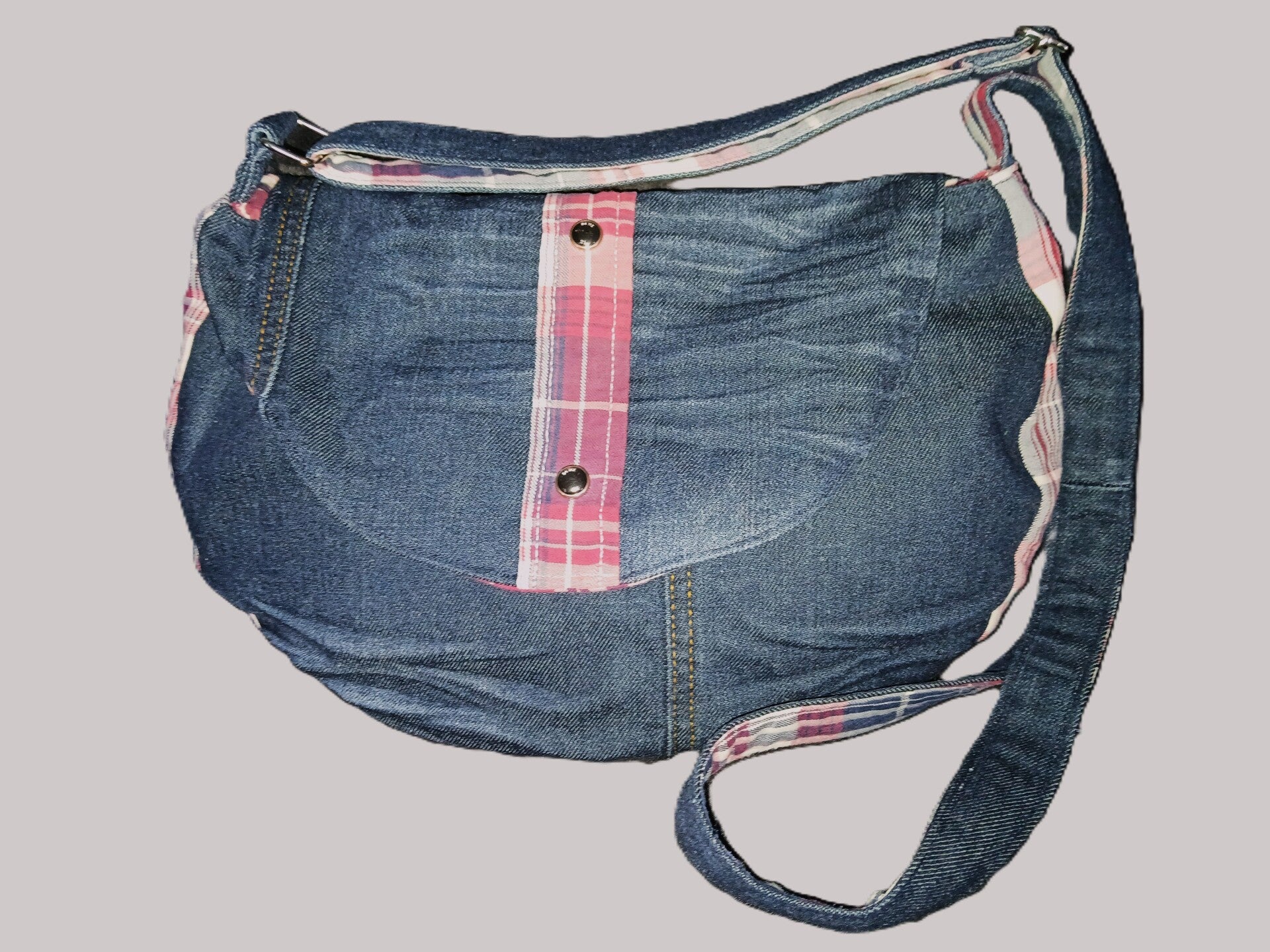Sac besace en jean