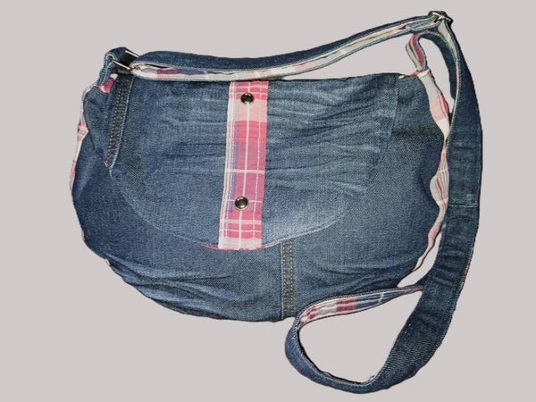 Sac besace en jean