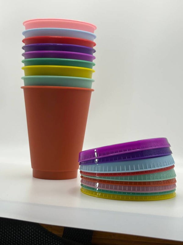 16oz Reusable Acrylic Cold Cups ‑ No Individual Boxes