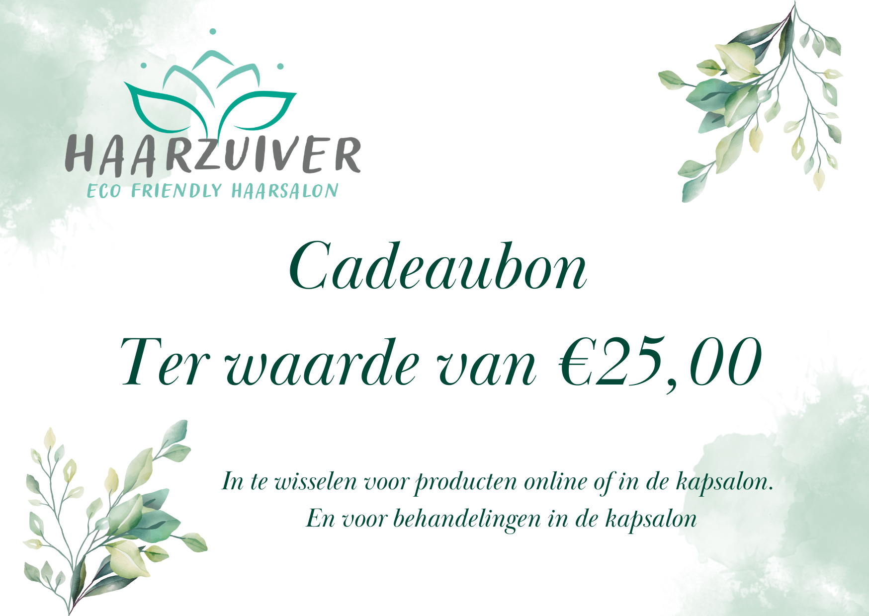Cadeaubon € 25,00