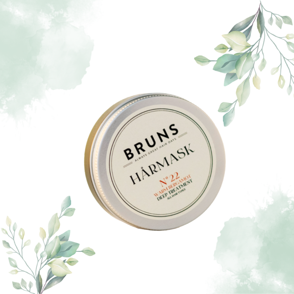 BRUNS Hair Mask Bergamot– Intensieve hydratatie voor droge hoofdhuid en droog haar