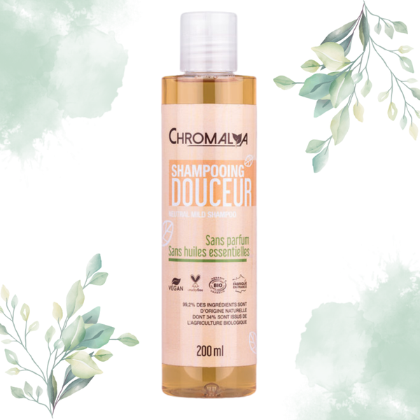 Chromalya Douceur Shampoo – milde, ecologische shampoo voor een gevoelige hoofdhuid Vochtinbrengend.