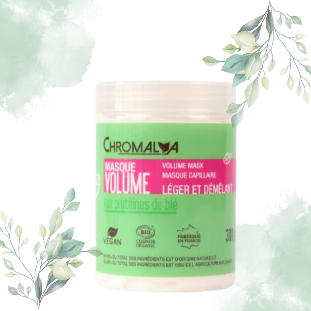 Chromalya Masque Volume – 300 ml. licht, ecologisch proteïnemasker  voor meer volume en veerkracht