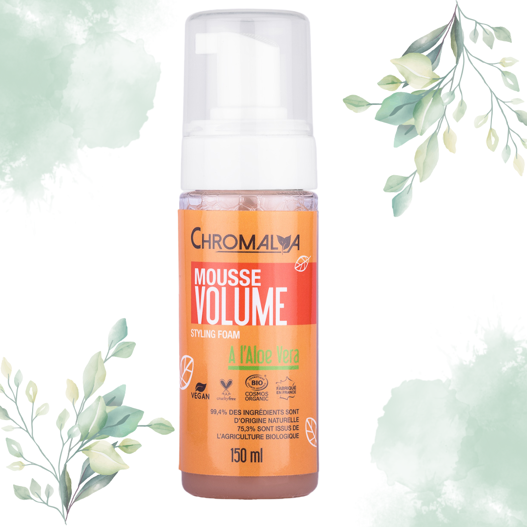 Chromalya Mousse Volume – luchtige, ecologische mousse voor voller en veerkrachtig haar