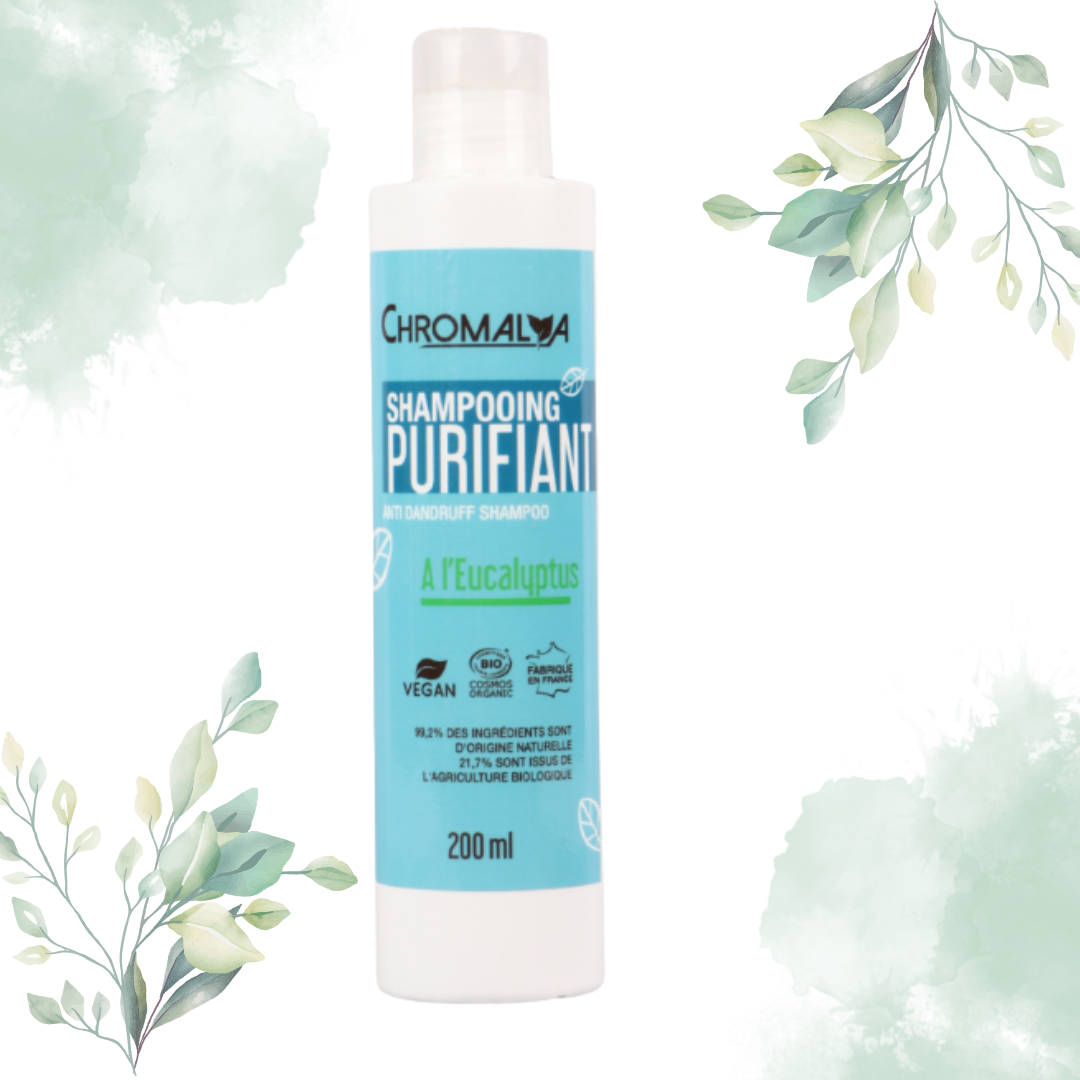 Chromalya Purifiant Shampoo – zuiverende, ecologische shampoo voor jeuk en irritatie. Bij Eczeem en roos. Bevat proteïne.