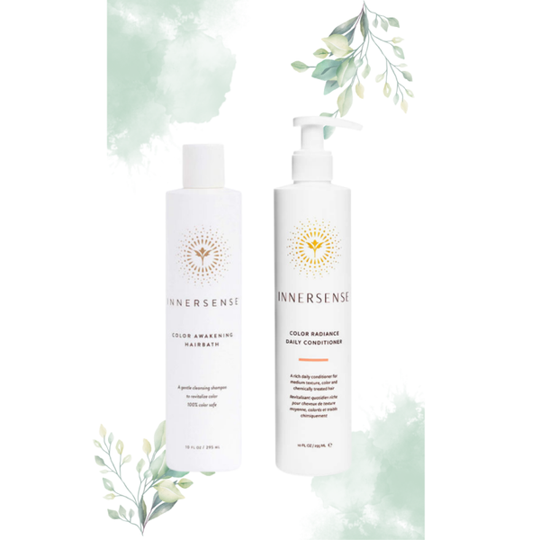 Innersense Color Duo Set – Color Awakening Hairbath + Color Radiance Daily Conditioner Zachte reiniging en diepe voeding voor stralend, langdurig kleurbehoud