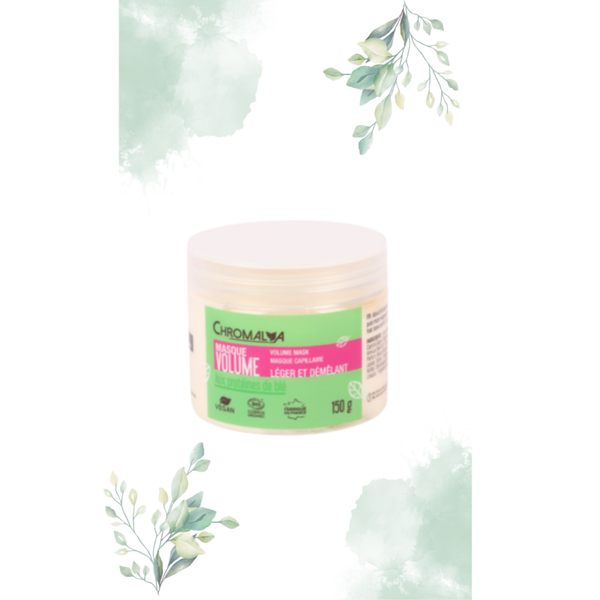 Chromalya Masque Volume 150 ml. licht, ecologisch proteïnemasker voor meer volume en veerkracht