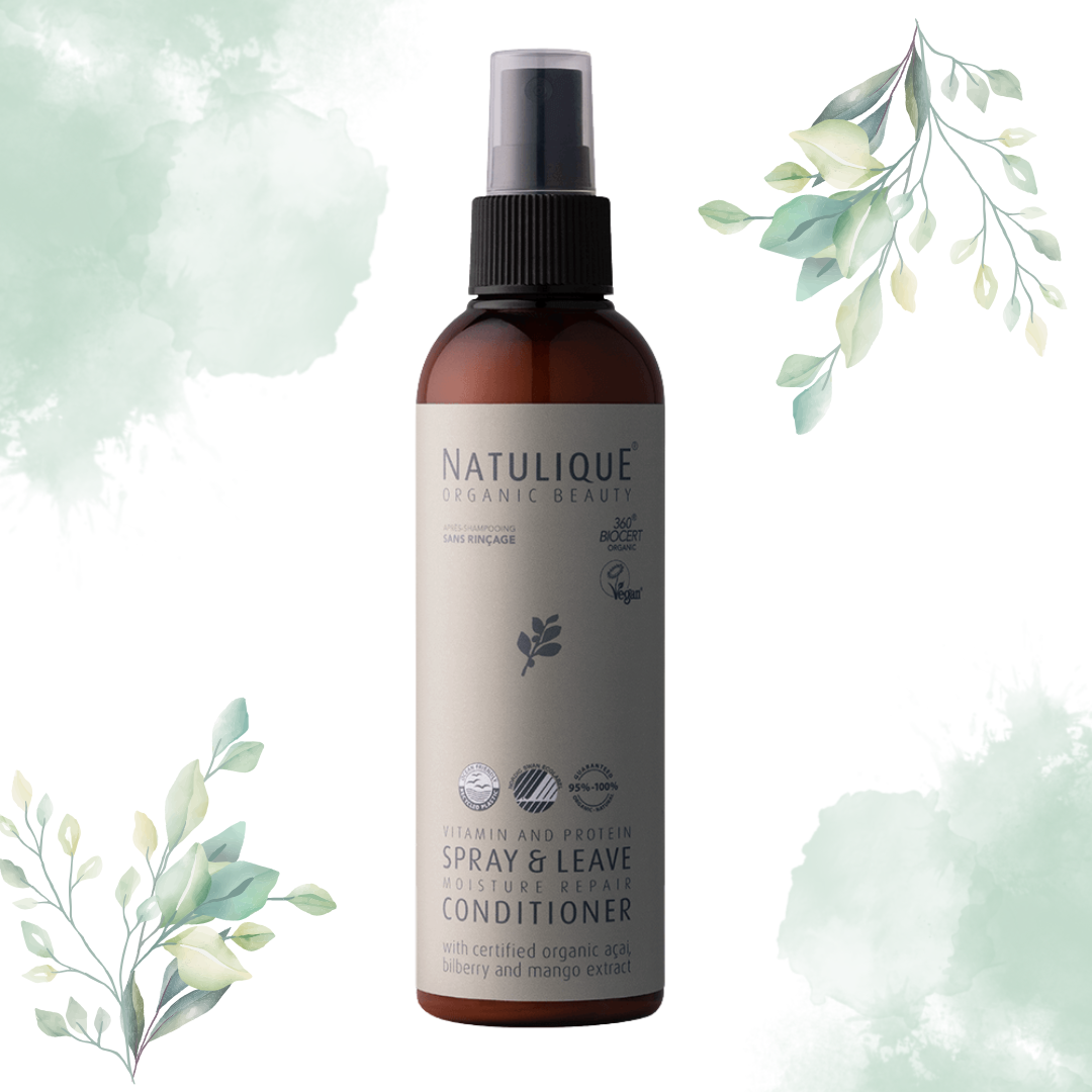 Natulique Spray & Leave Conditioner – Ontklittende leave‑in verzorging voor elke haartype (250 ml)