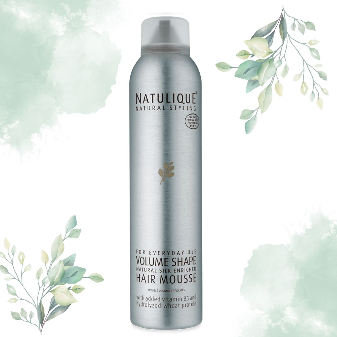 Natulique Volume Shape Hair Mousse – Volume‑mousse voor langdurige fixatie & glans (250 ml)