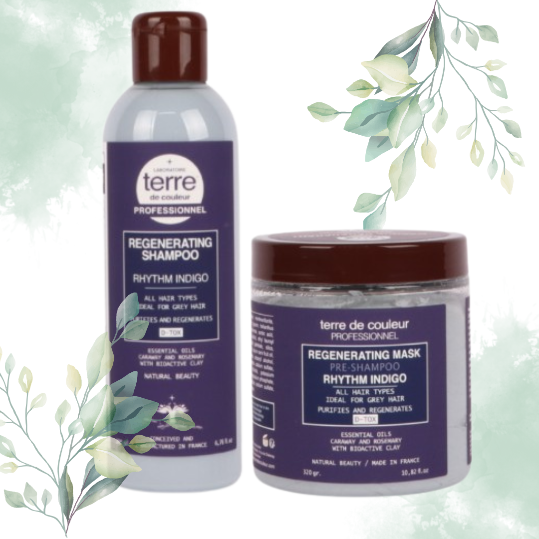 Terre de Couleur Detox Set Indigo voor Grijs haar en Vervuild haar